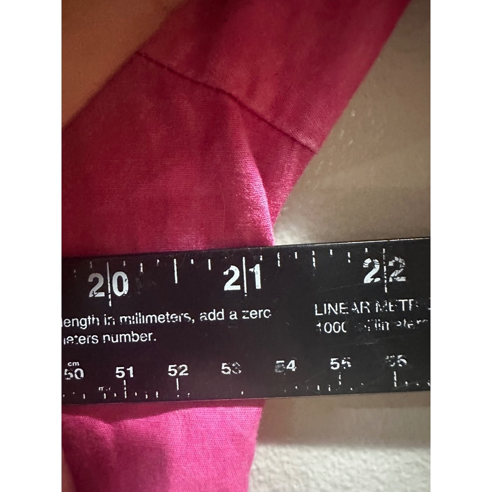 Adiktd Womens Pink Western Snap Front Shirt Cotton Plaid Trim XL - Picture 7 of 8